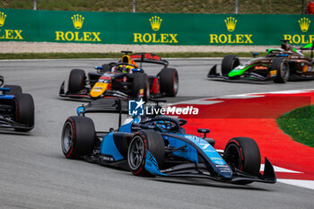 2024-06-23 - 07 CRAWFORD Jak (usa), DAMS Lucas Oil, Dallara F2 2024, action during the 6th round of the 2024 FIA Formula 2 Championship from June 21 to 23, 2024 on the Circuit de Barcelona-Catalunya, in Montmeló, Spain - AUTO - FORMULA 2 2024 - BARCELONA - FORMULA 2 - MOTORS