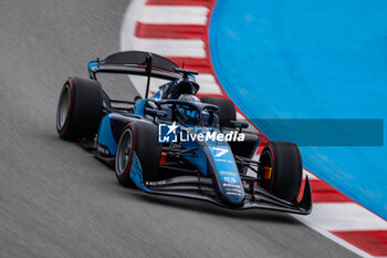 2024-06-23 - 07 CRAWFORD Jak (usa), DAMS Lucas Oil, Dallara F2 2024, action during the 6th round of the 2024 FIA Formula 2 Championship from June 21 to 23, 2024 on the Circuit de Barcelona-Catalunya, in Montmeló, Spain - AUTO - FORMULA 2 2024 - BARCELONA - FORMULA 2 - MOTORS