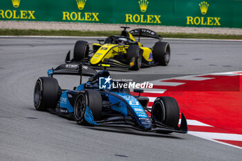 2024-06-23 - 08 CORREA Juan Manuel (usa), DAMS Lucas Oil, Dallara F2 2024, action during the 6th round of the 2024 FIA Formula 2 Championship from June 21 to 23, 2024 on the Circuit de Barcelona-Catalunya, in Montmeló, Spain - AUTO - FORMULA 2 2024 - BARCELONA - FORMULA 2 - MOTORS