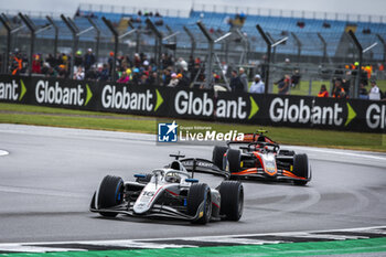 2024-07-05 - 16 CORDEEL Amaury (bel), Hitech Pulse-Eight, Dallara F2 2024, action during the 8th round of the 2024 FIA Formula 2 Championship from July 5 to 7, 2024 on the Silverstone Circuit, in Silverstone, United Kingdom - AUTO - FORMULA 2 2024 - SILVERSTONE - FORMULA 2 - MOTORS