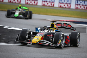 2024-07-05 - 20 HADJAR Isack (fra), Campos Racing, Dallara F2 2024, action during the 8th round of the 2024 FIA Formula 2 Championship from July 5 to 7, 2024 on the Silverstone Circuit, in Silverstone, United Kingdom - AUTO - FORMULA 2 2024 - SILVERSTONE - FORMULA 2 - MOTORS