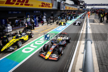 2024-07-05 - 20 HADJAR Isack (fra), Campos Racing, Dallara F2 2024, action during the 8th round of the 2024 FIA Formula 2 Championship from July 5 to 7, 2024 on the Silverstone Circuit, in Silverstone, United Kingdom - AUTO - FORMULA 2 2024 - SILVERSTONE - FORMULA 2 - MOTORS