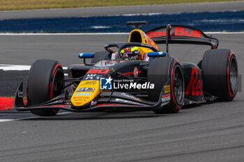 2024-07-05 - 20 HADJAR Isack (fra), Campos Racing, Dallara F2 2024, action during the 8th round of the 2024 FIA Formula 2 Championship from July 5 to 7, 2024 on the Silverstone Circuit, in Silverstone, United Kingdom - AUTO - FORMULA 2 2024 - SILVERSTONE - FORMULA 2 - MOTORS