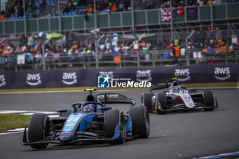 2024-07-07 - 08 CORREA Juan Manuel (usa), DAMS Lucas Oil, Dallara F2 2024, action during the 8th round of the 2024 FIA Formula 2 Championship from July 5 to 7, 2024 on the Silverstone Circuit, in Silverstone, United Kingdom - AUTO - FORMULA 2 2024 - SILVERSTONE - FORMULA 2 - MOTORS