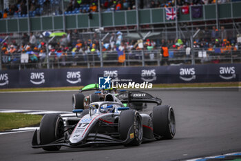 2024-07-07 - 17 ARON Paul (est), Hitech Pulse-Eigt, Dallara F2 2024, action during the 8th round of the 2024 FIA Formula 2 Championship from July 5 to 7, 2024 on the Silverstone Circuit, in Silverstone, United Kingdom - AUTO - FORMULA 2 2024 - SILVERSTONE - FORMULA 2 - MOTORS