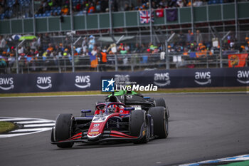 2024-07-07 - 23 STANEK Roman (cze), Trident, Dallara F2 2024, action during the 8th round of the 2024 FIA Formula 2 Championship from July 5 to 7, 2024 on the Silverstone Circuit, in Silverstone, United Kingdom - AUTO - FORMULA 2 2024 - SILVERSTONE - FORMULA 2 - MOTORS