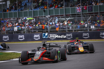 2024-07-07 - 14 FITTIPALDI Enzo (bra), Van Amersfoort Racing, Dallara F2 2024, action during the 8th round of the 2024 FIA Formula 2 Championship from July 5 to 7, 2024 on the Silverstone Circuit, in Silverstone, United Kingdom - AUTO - FORMULA 2 2024 - SILVERSTONE - FORMULA 2 - MOTORS