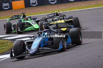 2024-07-07 - 07 CRAWFORD Jak (usa), DAMS Lucas Oil, Dallara F2 2024, action during the 8th round of the 2024 FIA Formula 2 Championship from July 5 to 7, 2024 on the Silverstone Circuit, in Silverstone, United Kingdom - AUTO - FORMULA 2 2024 - SILVERSTONE - FORMULA 2 - MOTORS