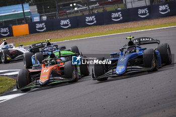 2024-07-07 - 11 HAUGER Dennis (nor), MP Motorsport, Dallara F2 2024, 12 COLAPINTO Franco (arg), MP Motorsport, Dallara F2 2024, action during the 8th round of the 2024 FIA Formula 2 Championship from July 5 to 7, 2024 on the Silverstone Circuit, in Silverstone, United Kingdom - AUTO - FORMULA 2 2024 - SILVERSTONE - FORMULA 2 - MOTORS