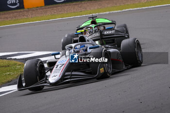 2024-07-07 - 17 ARON Paul (est), Hitech Pulse-Eigt, Dallara F2 2024, action during the 8th round of the 2024 FIA Formula 2 Championship from July 5 to 7, 2024 on the Silverstone Circuit, in Silverstone, United Kingdom - AUTO - FORMULA 2 2024 - SILVERSTONE - FORMULA 2 - MOTORS