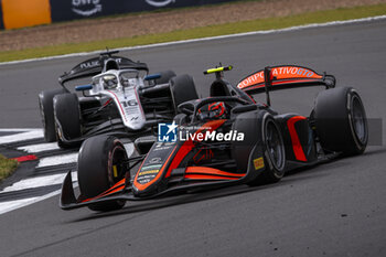 2024-07-07 - 15 VILLAGOMEZ Rafael (mex), Van Amersfoort Racing, Dallara F2 2024, action during the 8th round of the 2024 FIA Formula 2 Championship from July 5 to 7, 2024 on the Silverstone Circuit, in Silverstone, United Kingdom - AUTO - FORMULA 2 2024 - SILVERSTONE - FORMULA 2 - MOTORS