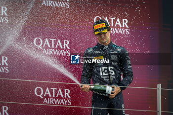 2024-07-07 - CRAWFORD Jak (usa), DAMS Lucas Oil, Dallara F2 2024, portrait, podium during the 8th round of the 2024 FIA Formula 2 Championship from July 5 to 7, 2024 on the Silverstone Circuit, in Silverstone, United Kingdom - AUTO - FORMULA 2 2024 - SILVERSTONE - FORMULA 2 - MOTORS