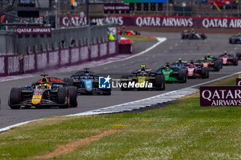 2024-07-07 - 20 HADJAR Isack (fra), Campos Racing, Dallara F2 2024, action during the 8th round of the 2024 FIA Formula 2 Championship from July 5 to 7, 2024 on the Silverstone Circuit, in Silverstone, United Kingdom - AUTO - FORMULA 2 2024 - SILVERSTONE - FORMULA 2 - MOTORS