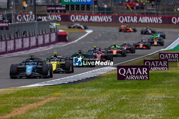 2024-07-07 - 07 CRAWFORD Jak (usa), DAMS Lucas Oil, Dallara F2 2024, action during the 8th round of the 2024 FIA Formula 2 Championship from July 5 to 7, 2024 on the Silverstone Circuit, in Silverstone, United Kingdom - AUTO - FORMULA 2 2024 - SILVERSTONE - FORMULA 2 - MOTORS