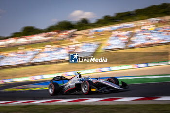 2024-07-19 - 17 ARON Paul (est), Hitech Pulse-Eigt, Dallara F2 2024, action during the 9th round of the 2024 FIA Formula 2 Championship from July 19 to 21, 2024 on the Hungaroring, in Mogyorod, Hungary - AUTO - FORMULA 2 2024 - HUNGARORING - FORMULA 2 - MOTORS