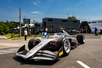 2024-07-19 - 17 ARON Paul (est), Hitech Pulse-Eigt, Dallara F2 2024, action during the 9th round of the 2024 FIA Formula 2 Championship from July 19 to 21, 2024 on the Hungaroring, in Mogyorod, Hungary - AUTO - FORMULA 2 2024 - HUNGARORING - FORMULA 2 - MOTORS