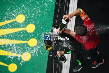 2024-07-21 - ANTONELLI Andrea Kimi (ita), Prema Racing, Dallara F2 2024, portrait celebration podium during the 9th round of the 2024 FIA Formula 2 Championship from July 19 to 21, 2024 on the Hungaroring, in Mogyorod, Hungary - AUTO - FORMULA 2 2024 - HUNGARORING - FORMULA 2 - MOTORS