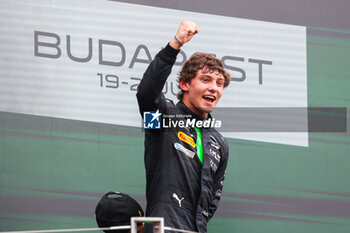 2024-07-21 - ANTONELLI Andrea Kimi (ita), Prema Racing, Dallara F2 2024, portrait podium during the 9th round of the 2024 FIA Formula 2 Championship from July 19 to 21, 2024 on the Hungaroring, in Mogyorod, Hungary - AUTO - FORMULA 2 2024 - HUNGARORING - FORMULA 2 - MOTORS