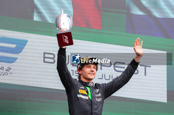 2024-07-21 - ANTONELLI Andrea Kimi (ita), Prema Racing, Dallara F2 2024, portrait podium during the 9th round of the 2024 FIA Formula 2 Championship from July 19 to 21, 2024 on the Hungaroring, in Mogyorod, Hungary - AUTO - FORMULA 2 2024 - HUNGARORING - FORMULA 2 - MOTORS