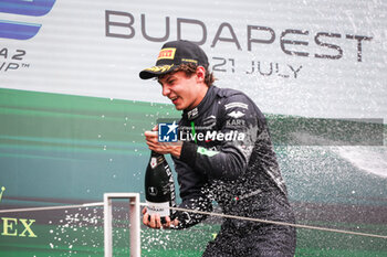 2024-07-21 - ANTONELLI Andrea Kimi (ita), Prema Racing, Dallara F2 2024, portrait podium during the 9th round of the 2024 FIA Formula 2 Championship from July 19 to 21, 2024 on the Hungaroring, in Mogyorod, Hungary - AUTO - FORMULA 2 2024 - HUNGARORING - FORMULA 2 - MOTORS