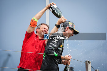 2024-07-21 - ANTONELLI Andrea Kimi (ita), Prema Racing, Dallara F2 2024, portrait podium during the 9th round of the 2024 FIA Formula 2 Championship from July 19 to 21, 2024 on the Hungaroring, in Mogyorod, Hungary - AUTO - FORMULA 2 2024 - HUNGARORING - FORMULA 2 - MOTORS