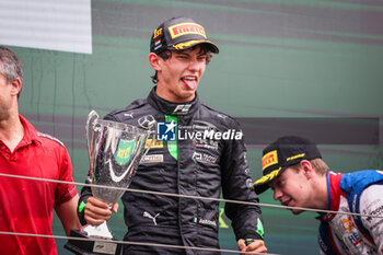 2024-07-21 - ANTONELLI Andrea Kimi (ita), Prema Racing, Dallara F2 2024, portrait podium during the 9th round of the 2024 FIA Formula 2 Championship from July 19 to 21, 2024 on the Hungaroring, in Mogyorod, Hungary - AUTO - FORMULA 2 2024 - HUNGARORING - FORMULA 2 - MOTORS