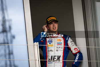 2024-07-21 - VERSCHOOR Richard (nld), Trident, Dallara F2 2024, portrait, podium during the 9th round of the 2024 FIA Formula 2 Championship from July 19 to 21, 2024 on the Hungaroring, in Mogyorod, Hungary - AUTO - FORMULA 2 2024 - HUNGARORING - FORMULA 2 - MOTORS