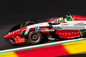 2024-07-26 - 03 BEARMAN Oliver (gbr), Prema Racing, Dallara F2 2024, action during the 10th round of the 2024 FIA Formula 2 Championship from July 26 to 28, 2024 on the Circuit de Spa-Francorchamps, in Stavelot, Belgium - AUTO - FORMULA 2 2024 - SPA-FRANCORCHAMPS - FORMULA 2 - MOTORS