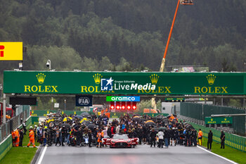 2024-07-27 - starting grid, grille de depart, during the 10th round of the 2024 FIA Formula 2 Championship from July 26 to 28, 2024 on the Circuit de Spa-Francorchamps, in Stavelot, Belgium - AUTO - FORMULA 2 2024 - SPA-FRANCORCHAMPS - FORMULA 2 - MOTORS