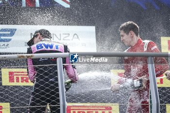 2024-08-31 - MARTINS Victor (fra), ART Grand Prix, Dallara F2 2024, portrait podium during the 11th round of the 2024 FIA Formula 2 Championship from August 30 to September 1, 2024 on the Autodromo Nazionale Monza, in Monza, Italy - AUTO - FORMULA 2 2024 - MONZA - FORMULA 2 - MOTORS