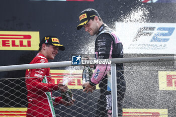 2024-08-31 - MARTINS Victor (fra), ART Grand Prix, Dallara F2 2024, portrait podium during the 11th round of the 2024 FIA Formula 2 Championship from August 30 to September 1, 2024 on the Autodromo Nazionale Monza, in Monza, Italy - AUTO - FORMULA 2 2024 - MONZA - FORMULA 2 - MOTORS