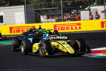 2024-09-01 - 10 BORTOLETO Gabriel (bra), Invicta Racing, Dallara F2 2024, action during the 11th round of the 2024 FIA Formula 2 Championship from August 30 to September 1, 2024 on the Autodromo Nazionale Monza, in Monza, Italy - AUTO - FORMULA 2 2024 - MONZA - FORMULA 2 - MOTORS