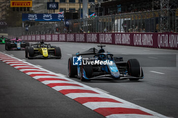 2024-09-14 - 07 CRAWFORD Jak (usa), DAMS Lucas Oil, Dallara F2 2024, action during the 12th round of the 2024 FIA Formula 2 Championship from September 13 to 15, 2024 on the Baku City Circuit, in Baku, Azerbaijan - AUTO - FORMULA 2 2024 - BAKU - FORMULA 2 - MOTORS