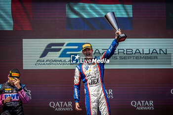 2024-09-15 - VERSCHOOR Richard (nld), Trident, Dallara F2 2024, portrait during the 12th round of the 2024 FIA Formula 2 Championship from September 13 to 15, 2024 on the Baku City Circuit, in Baku, Azerbaijan - AUTO - FORMULA 2 2024 - BAKU - FORMULA 2 - MOTORS