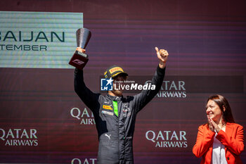 2024-09-15 - ANTONELLI Andrea Kimi (ita), Prema Racing, Dallara F2 2024, portrait during the 12th round of the 2024 FIA Formula 2 Championship from September 13 to 15, 2024 on the Baku City Circuit, in Baku, Azerbaijan - AUTO - FORMULA 2 2024 - BAKU - FORMULA 2 - MOTORS