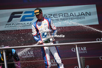 2024-09-15 - VERSCHOOR Richard (nld), Trident, Dallara F2 2024, portrait during the 12th round of the 2024 FIA Formula 2 Championship from September 13 to 15, 2024 on the Baku City Circuit, in Baku, Azerbaijan - AUTO - FORMULA 2 2024 - BAKU - FORMULA 2 - MOTORS