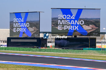 2024-04-13 - Detail of ledwall of the Misano World Circuit Marco Simoncelli - MISANO ADRIATICO - ABB FIA FORMULA E WORLD CHAMPIONSHIP - FORMULA E - MOTORS