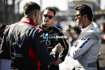 2024-01-11 - VANDOORNE Stoffel (bel), DS Penske, DS E-Tense FE23, MORTARA Edoardo (swi), Mahindra Racing, Mahindra M9Electro, NATO Norman (fra), Andretti Global, Porsche 99X Electric, portrait during the 2024 Hankook Mexico City ePrix, 1st meeting of the 2023-24 ABB FIA Formula E World Championship, on the Autodromo Hermanos Rodriguez from January 11 to 13, in Mexico City, Mexico - 2024 FORMULA E HANKOOK MEXICO CITY EPRIX - FORMULA E - MOTORS