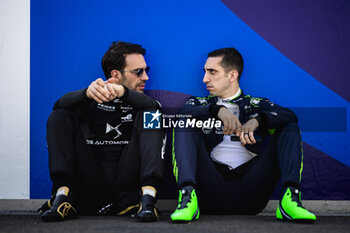 2024-01-11 - VERGNE Jean-Eric (fra), DS Penske, DS E-Tense FE23, BUEMI Sébastien (swi), Envision Racing, Jaguar I-Type 6, portrait during the 2024 Hankook Mexico City ePrix, 1st meeting of the 2023-24 ABB FIA Formula E World Championship, on the Autodromo Hermanos Rodriguez from January 11 to 13, in Mexico City, Mexico - 2024 FORMULA E HANKOOK MEXICO CITY EPRIX - FORMULA E - MOTORS