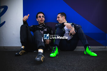 2024-01-11 - VERGNE Jean-Eric (fra), DS Penske, DS E-Tense FE23, BUEMI Sébastien (swi), Envision Racing, Jaguar I-Type 6, portrait during the 2024 Hankook Mexico City ePrix, 1st meeting of the 2023-24 ABB FIA Formula E World Championship, on the Autodromo Hermanos Rodriguez from January 11 to 13, in Mexico City, Mexico - 2024 FORMULA E HANKOOK MEXICO CITY EPRIX - FORMULA E - MOTORS