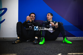 2024-01-11 - VERGNE Jean-Eric (fra), DS Penske, DS E-Tense FE23, BUEMI Sébastien (swi), Envision Racing, Jaguar I-Type 6, portrait during the 2024 Hankook Mexico City ePrix, 1st meeting of the 2023-24 ABB FIA Formula E World Championship, on the Autodromo Hermanos Rodriguez from January 11 to 13, in Mexico City, Mexico - 2024 FORMULA E HANKOOK MEXICO CITY EPRIX - FORMULA E - MOTORS