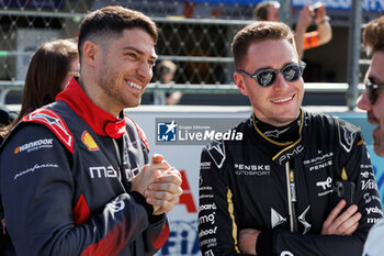 2024-01-11 - MORTARA Edoardo (swi), Mahindra Racing, Mahindra M9Electro and VANDOORNE Stoffel (bel), DS Penske, DS E-Tense FE23, portrait during the 2024 Hankook Mexico City ePrix, 1st meeting of the 2023-24 ABB FIA Formula E World Championship, on the Autodromo Hermanos Rodriguez from January 11 to 13, in Mexico City, Mexico - 2024 FORMULA E HANKOOK MEXICO CITY EPRIX - FORMULA E - MOTORS