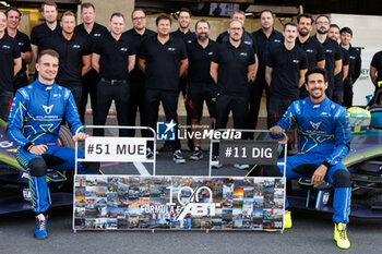 2024-01-11 - DI GRASSI Lucas (bra), ABT CUPRA Formula E Team, Mahindra M9Electro and MULLER Nico (swi), ABT CUPRA Formula E Team, Mahindra M9Electro, portrait during the 2024 Hankook Mexico City ePrix, 1st meeting of the 2023-24 ABB FIA Formula E World Championship, on the Autodromo Hermanos Rodriguez from January 11 to 13, in Mexico City, Mexico - 2024 FORMULA E HANKOOK MEXICO CITY EPRIX - FORMULA E - MOTORS