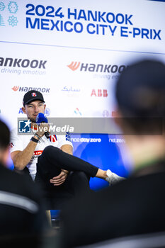 2024-01-12 - DENNIS Jake (gbr), Andretti Global, Porsche 99X Electric, conference de presse, press conference portrait during the 2024 Hankook Mexico City ePrix, 1st meeting of the 2023-24 ABB FIA Formula E World Championship, on the Autodromo Hermanos Rodriguez from January 11 to 13, in Mexico City, Mexico - 2024 FORMULA E HANKOOK MEXICO CITY EPRIX - FORMULA E - MOTORS