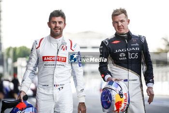 2024-01-12 - NATO Norman (fra), Andretti Global, Porsche 99X Electric, portrait CASSIDY Nick (nzl), Jaguar TCS Racing, Jaguar I-Type 6, portrait during the 2024 Hankook Mexico City ePrix, 1st meeting of the 2023-24 ABB FIA Formula E World Championship, on the Autodromo Hermanos Rodriguez from January 11 to 13, in Mexico City, Mexico - 2024 FORMULA E HANKOOK MEXICO CITY EPRIX - FORMULA E - MOTORS