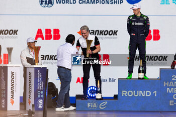 2024-01-13 - Porsche engineer Podium during the 2024 Hankook Mexico City ePrix, 1st meeting of the 2023-24 ABB FIA Formula E World Championship, on the Autodromo Hermanos Rodriguez from January 11 to 13, in Mexico City, Mexico - 2024 FORMULA E HANKOOK MEXICO CITY EPRIX - FORMULA E - MOTORS