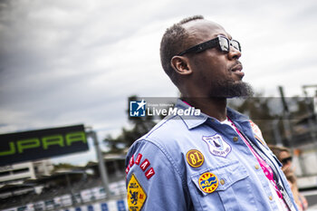 2024-01-13 - BOLT Usain, sprint olympic champion, portrait during the 2024 Hankook Mexico City ePrix, 1st meeting of the 2023-24 ABB FIA Formula E World Championship, on the Autodromo Hermanos Rodriguez from January 11 to 13, in Mexico City, Mexico - 2024 FORMULA E HANKOOK MEXICO CITY EPRIX - FORMULA E - MOTORS