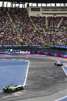 2024-01-13 - 94 WEHRLEIN Pascal (ger), TAG HEUER Porsche Formula E Team, Porsche 99X Electric, 16 BUEMI Sébastien (swi), Envision Racing, Jaguar I-Type 6, action during the 2024 Hankook Mexico City ePrix, 1st meeting of the 2023-24 ABB FIA Formula E World Championship, on the Autodromo Hermanos Rodriguez from January 11 to 13, in Mexico City, Mexico - 2024 FORMULA E HANKOOK MEXICO CITY EPRIX - FORMULA E - MOTORS