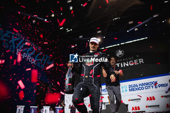 2024-01-13 - WEHRLEIN Pascal (ger), TAG HEUER Porsche Formula E Team, Porsche 99X Electric, podium, portrait during the 2024 Hankook Mexico City ePrix, 1st meeting of the 2023-24 ABB FIA Formula E World Championship, on the Autodromo Hermanos Rodriguez from January 11 to 13, in Mexico City, Mexico - 2024 FORMULA E HANKOOK MEXICO CITY EPRIX - FORMULA E - MOTORS