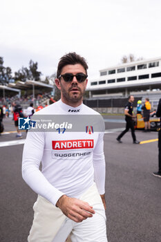 2024-01-13 - NATO Norman (fra), Andretti Global, Porsche 99X Electric, portrait on the grille de depart, starting grid during the 2024 Hankook Mexico City ePrix, 1st meeting of the 2023-24 ABB FIA Formula E World Championship, on the Autodromo Hermanos Rodriguez from January 11 to 13, in Mexico City, Mexico - 2024 FORMULA E HANKOOK MEXICO CITY EPRIX - FORMULA E - MOTORS